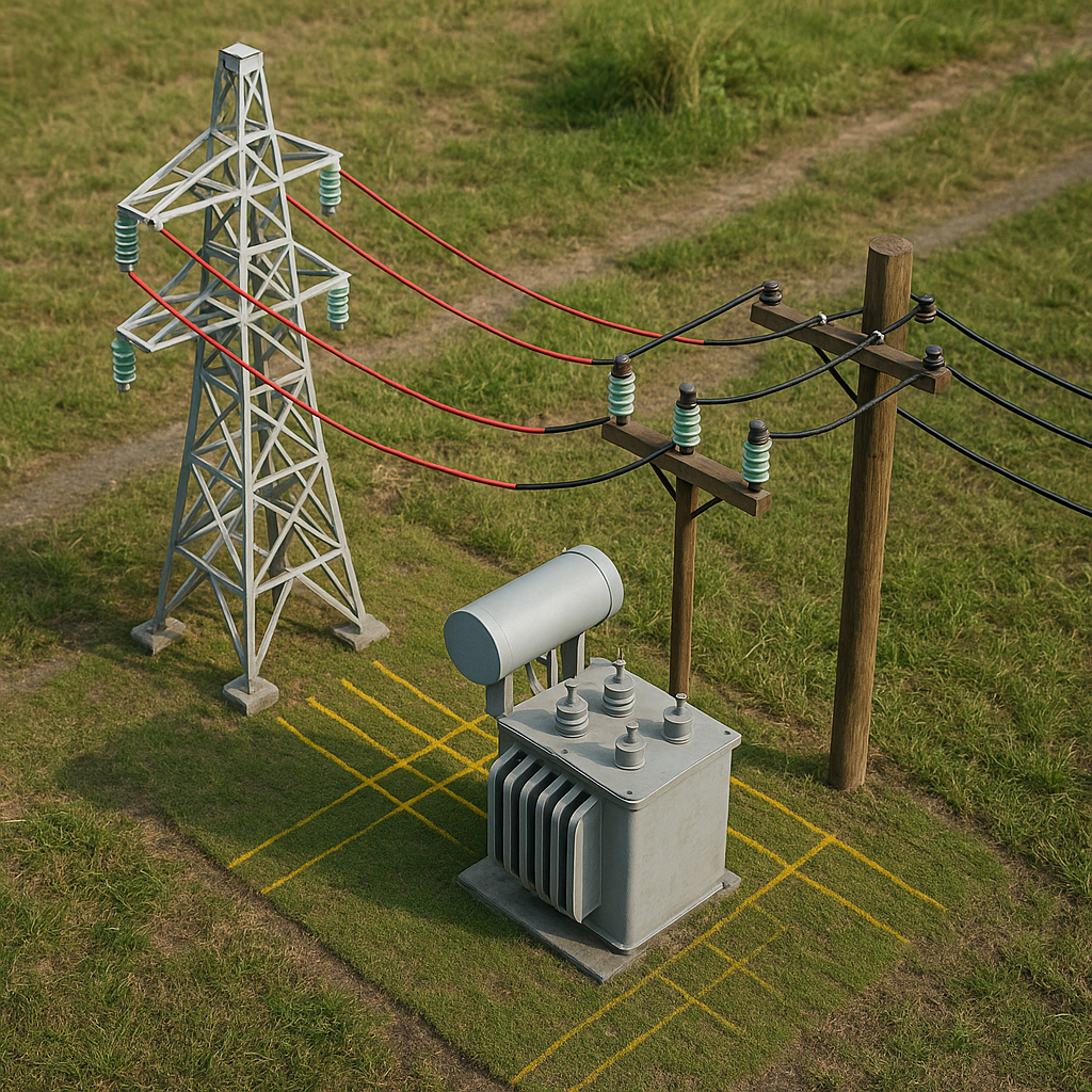 3D modeling of electrical networks